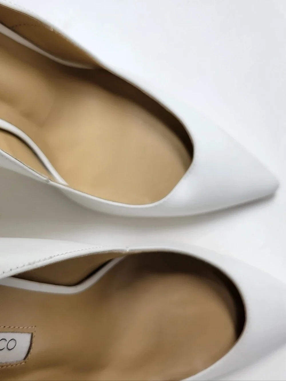 Tony Bianco Anja Milk Capretto Pointed Stiletto Shoes Size 9